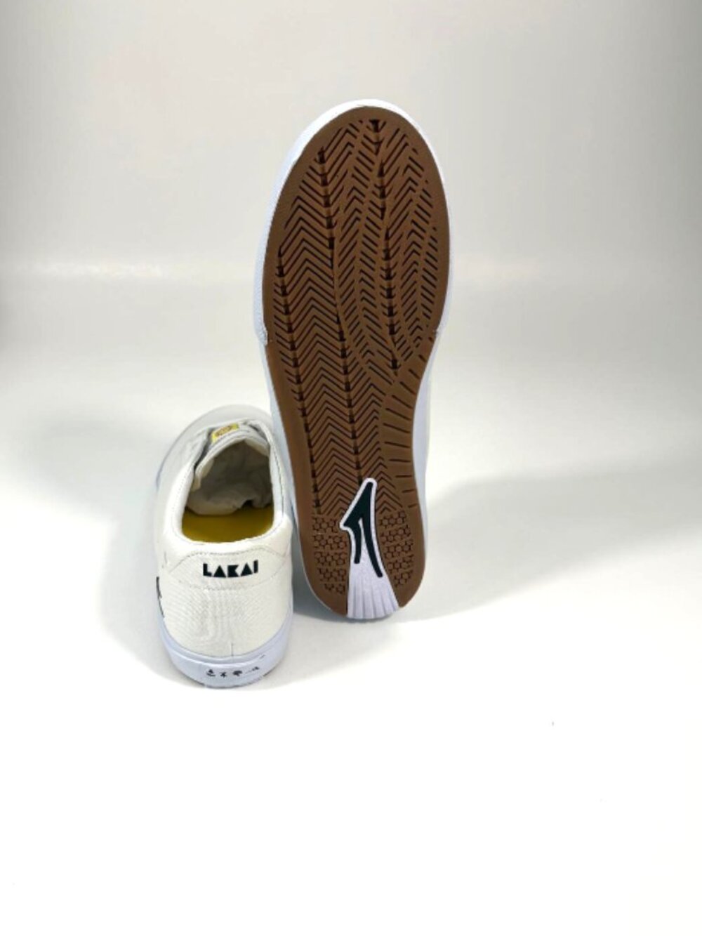 Lakai Wilkins (White Canvas) Men's Shoes 10.5 - Picture 5 of 5